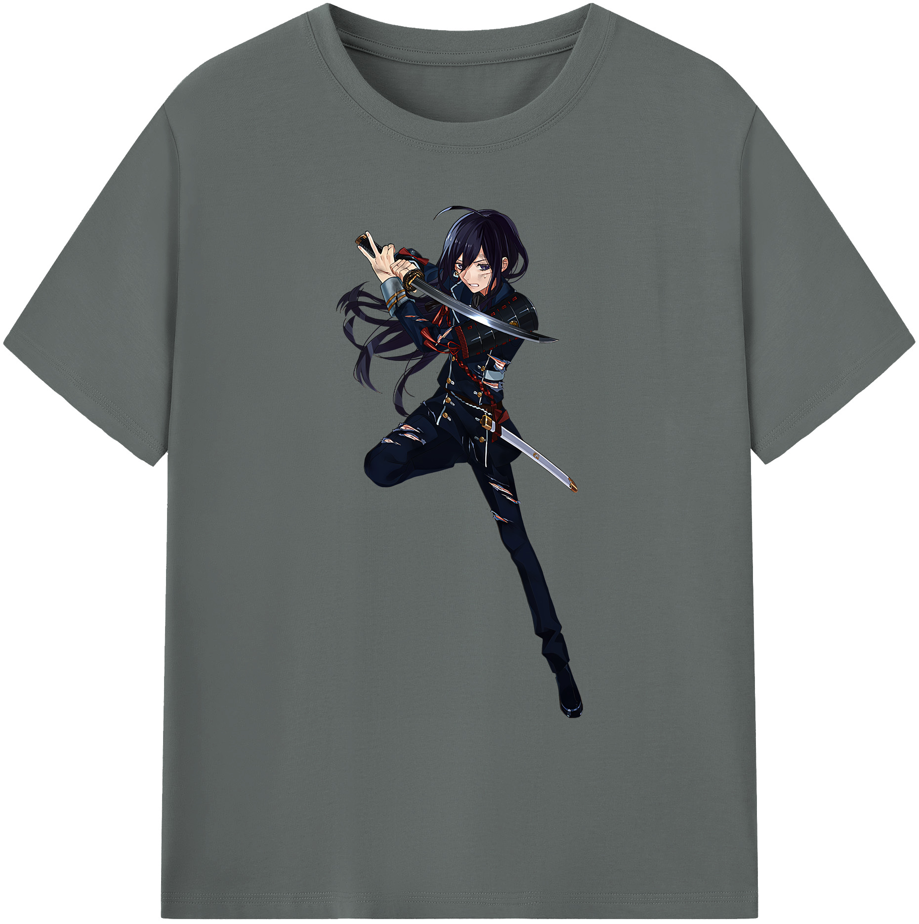 （画像用） 刀剣乱舞 Touken Ranbu 綿100％ メンズ半袖Tシャツ｜肌触りやわらか＆通気性